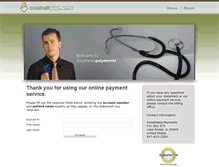 Tablet Screenshot of anesthesia-payments.com